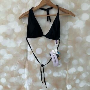 CIA. Maritime Beachwear Black and Tan Swimsuit Top